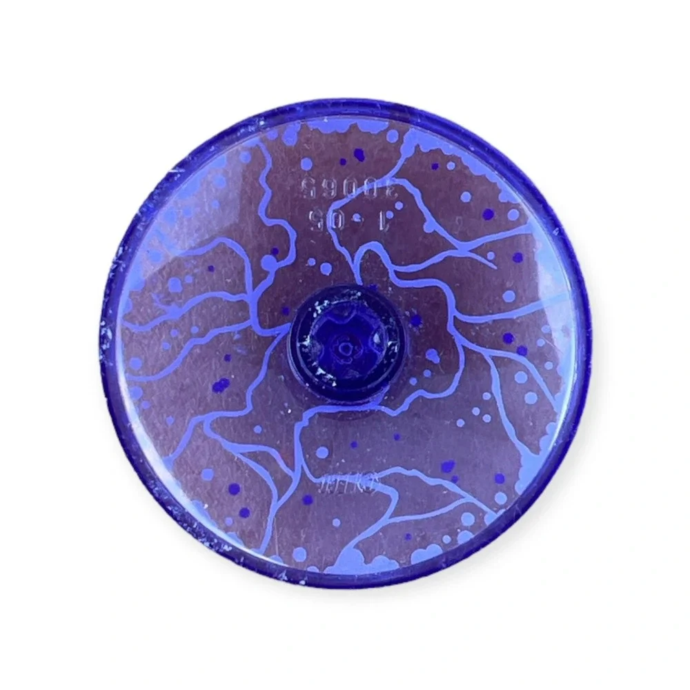LEGO Dish / Radar with White Force Field Pattern Trans-Purple